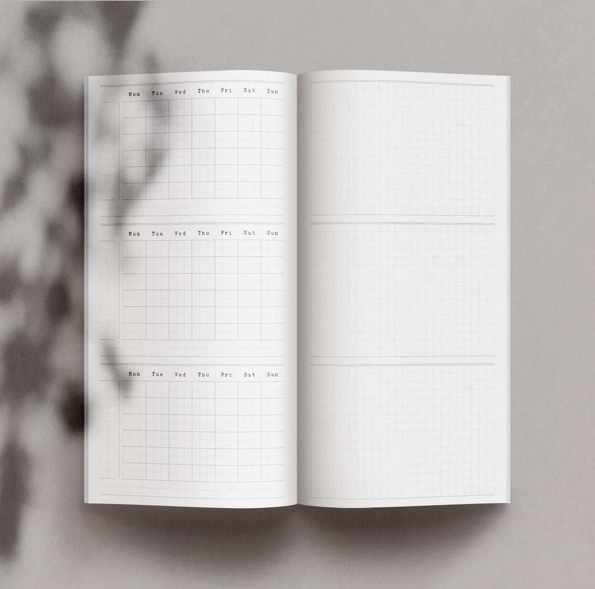 Standard TN - Monthly Booklet - UNDATIERT