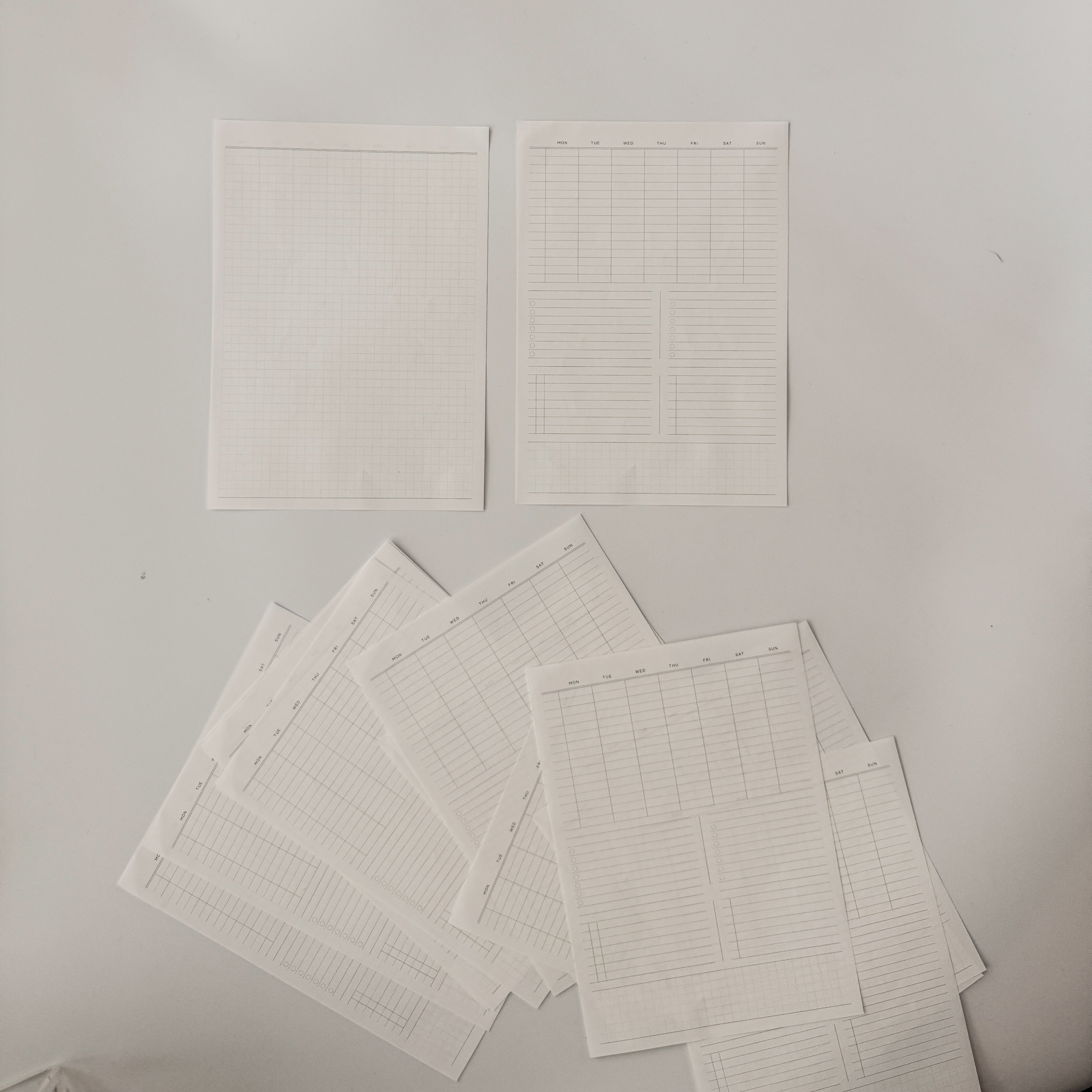 B6 - loose leaf paper - tip ins